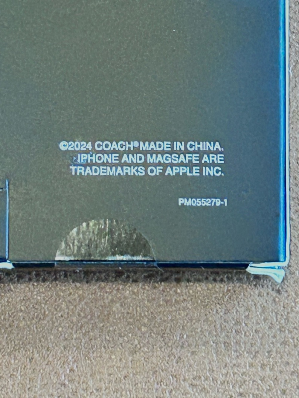 COACH Clear Signature Ombré Monogram Pattern iPhone 16 Pro Max MagSafe Case NIB - Picture 15 of 15